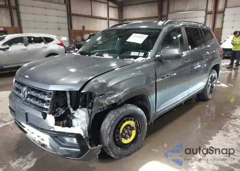 2020 Volkswagen Atlas 3.6L V6 Se/3.6L V6 Se W/Technology R-Line из США, поврежденный, VIN 1V2LR2CA9LC505054